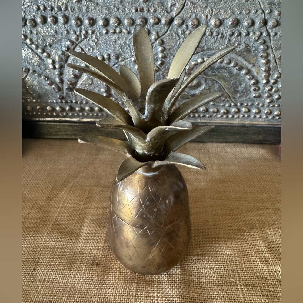 Vintage Brass Pineapple